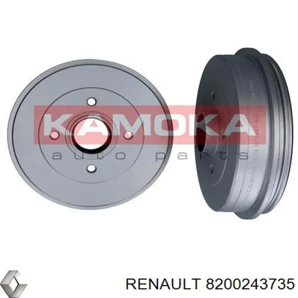 8200243735 Renault (RVI) барабан тормозной задний