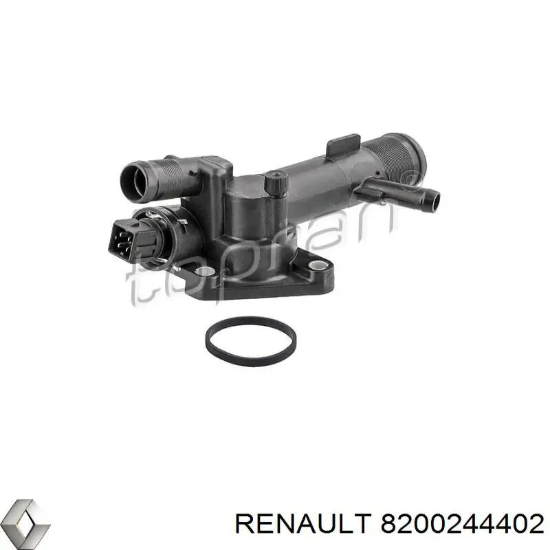 Caja del termostato 8200244402 Renault (RVI)