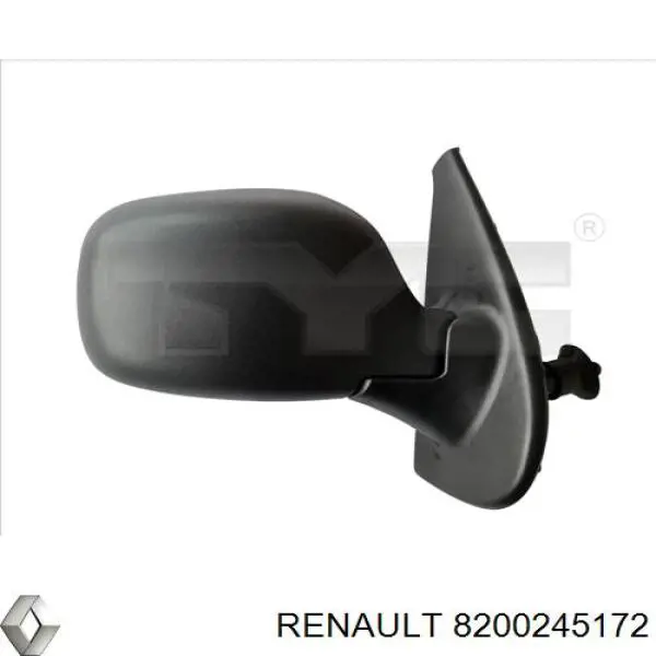 Купить 8200245172 Renault (RVI) Накладка/крышка зеркала заднего вида, правая