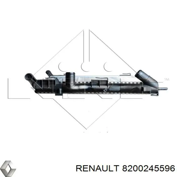 Радиатор охлаждения двигателя Renault (RVI) 8200245596 цена, от 38.13 USD