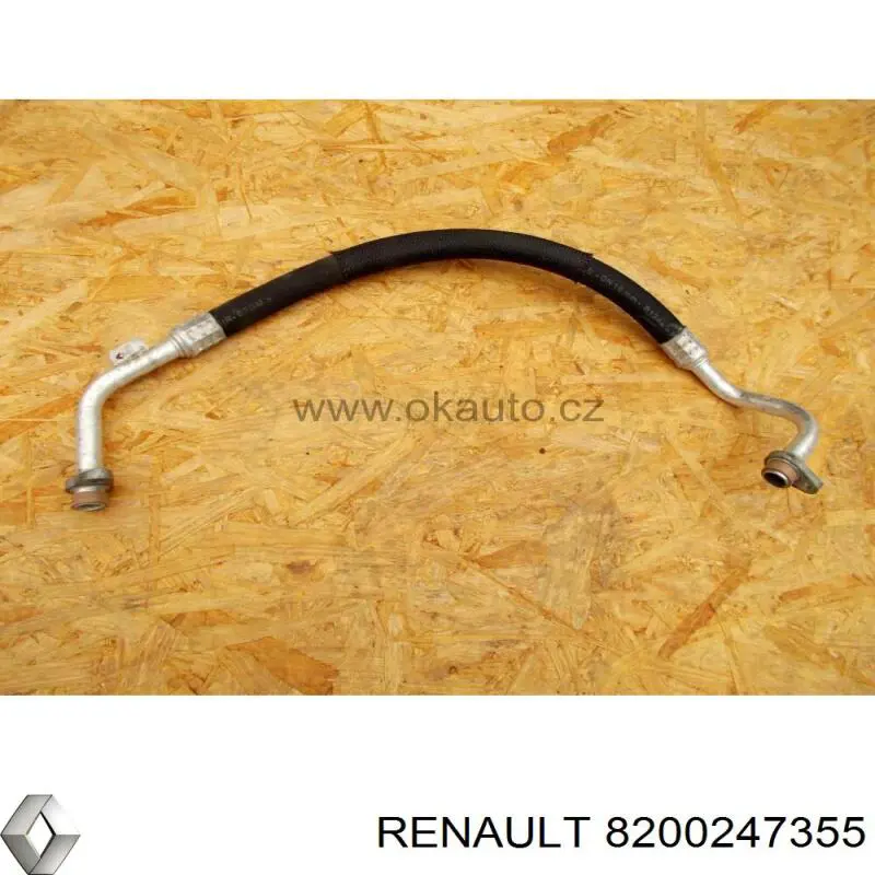 Шланг кондиционера, от испарителя к компрессору 8200247436 Renault (RVI)