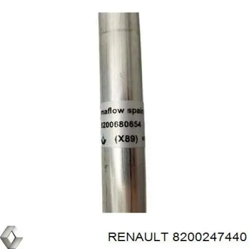 Купить 8200247440 Renault (RVI) Шланг кондиционера, от радиатора к испарителю