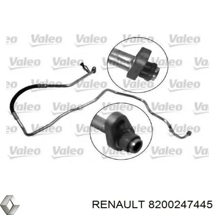 8200247445 Renault (RVI) шланг кондиционера, от радиатора к осушителю