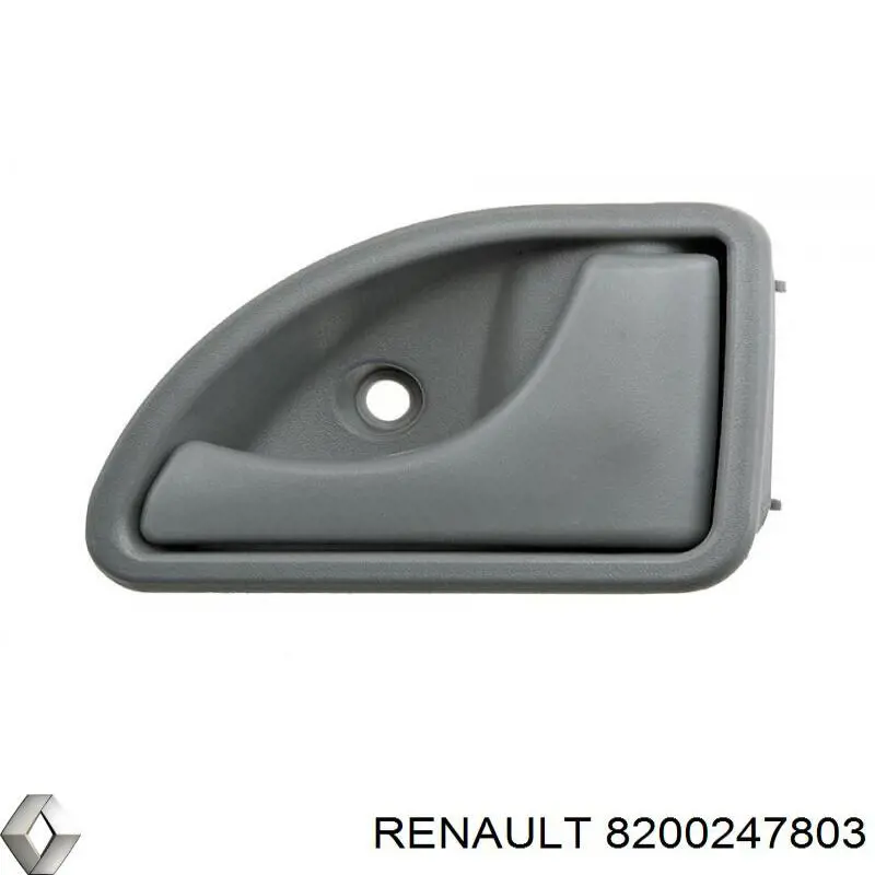 8200247803 Renault (RVI) maçaneta interna direita da porta dianteira