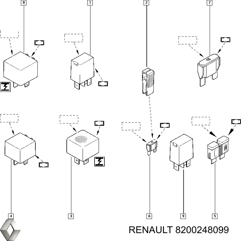 Купить 8200248099 Renault (RVI) 