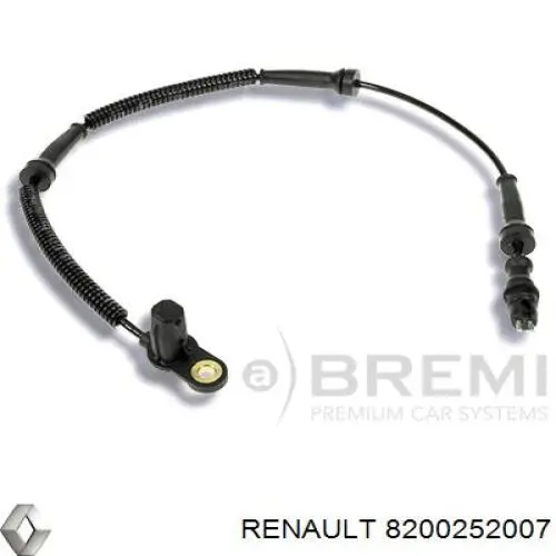 Датчик АБС (ABS) передний 8200252007 Renault (RVI)