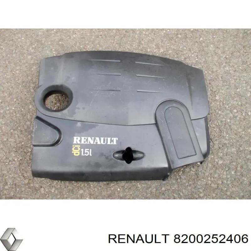 8200252406 Renault (RVI) tampa de motor decorativa