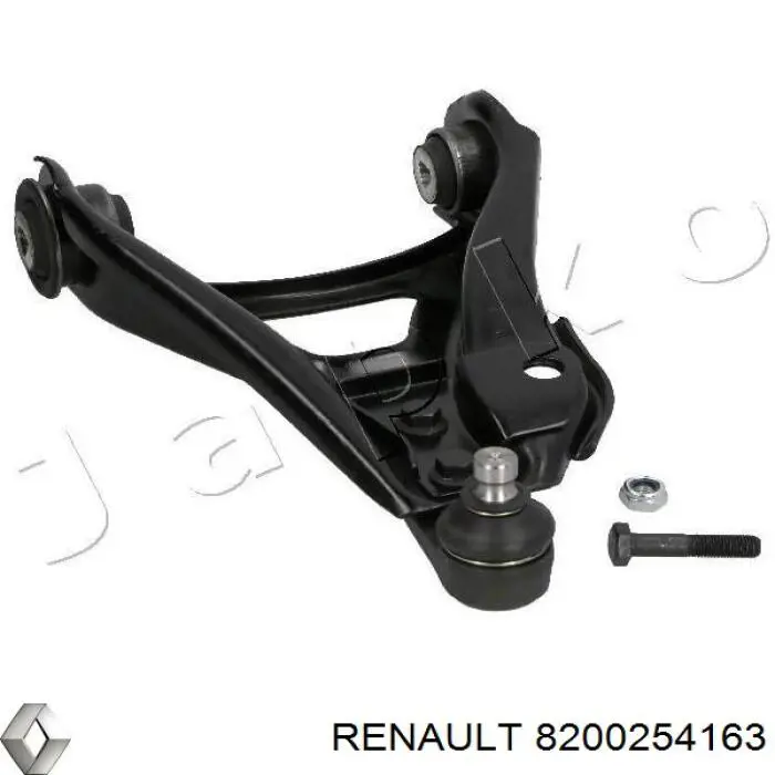 8200254163 Renault (RVI) braço oscilante inferior esquerdo de suspensão dianteira