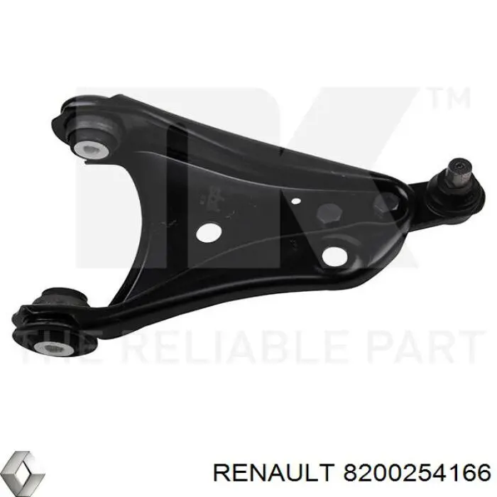 Правый рычаг передней нижней подвески Renault (RVI) 8200254166 цена, от 40.96 USD
