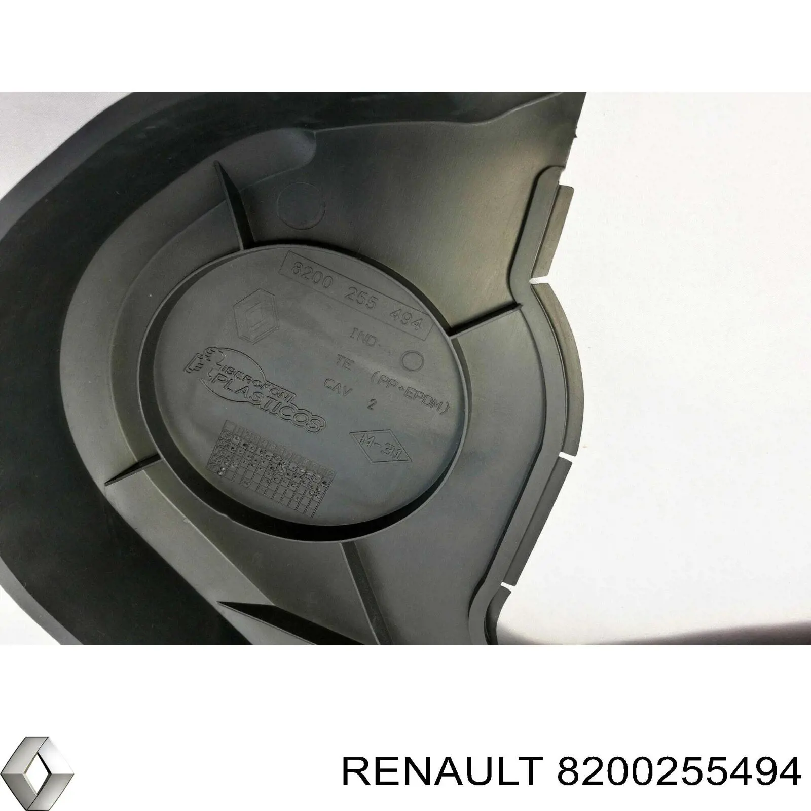 8200255494 RENAULT Tapa de correa de distribución original y equivalente
