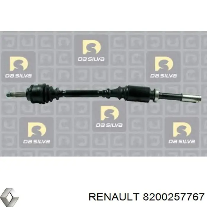 Полуось (привод) передняя правая 8200257767 Renault (RVI)