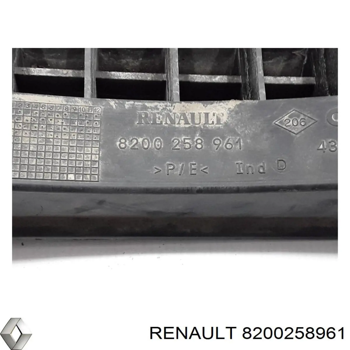Купить 8200258961 Renault (RVI) Шина бампера заднего