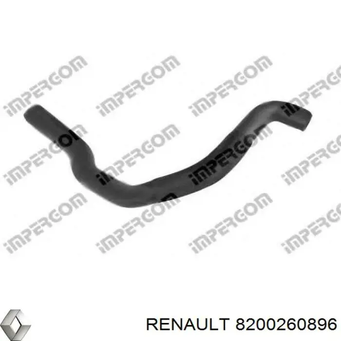 Патрубок радиатора 8200260896 Renault (RVI)