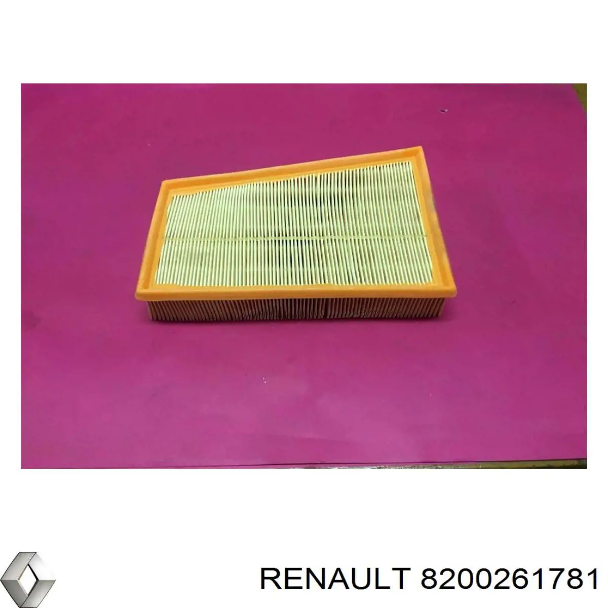 Воздушный фильтр 8200261781 Renault (RVI)