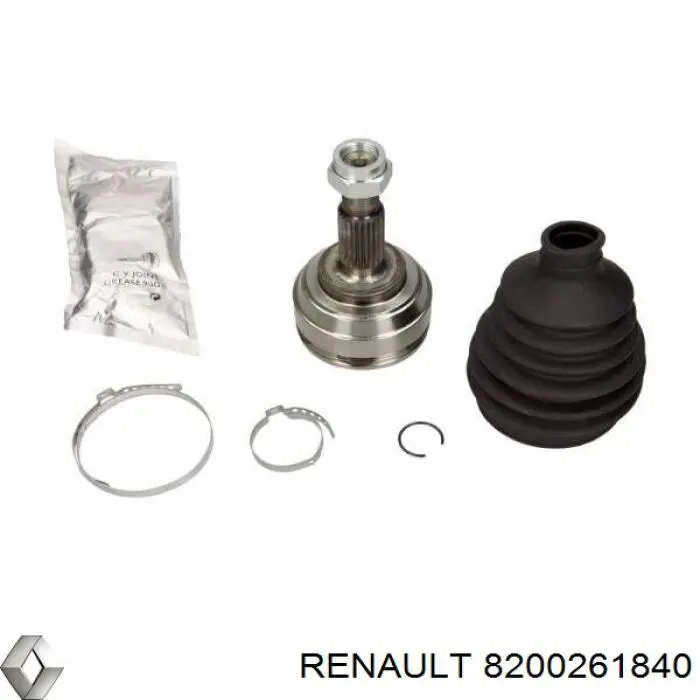 Полуось (привод) передняя левая 8200261840 Renault (RVI)