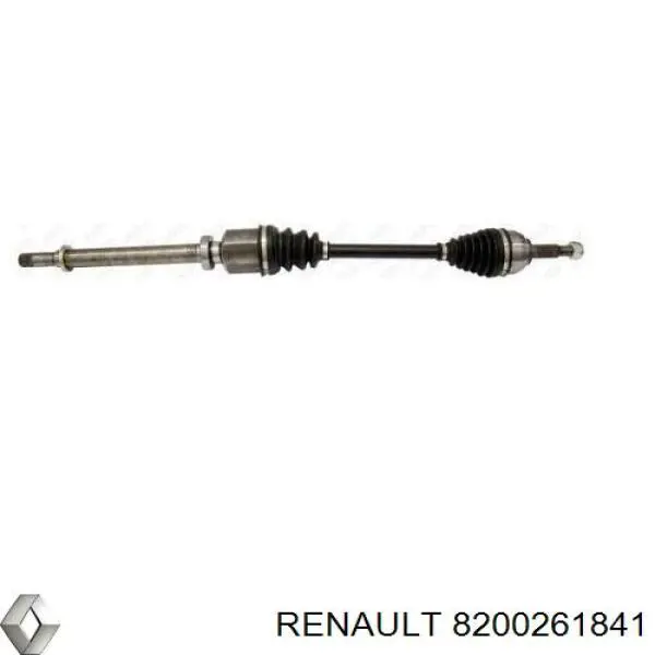 Полуось (привод) передняя правая 8200261841 Renault (RVI)