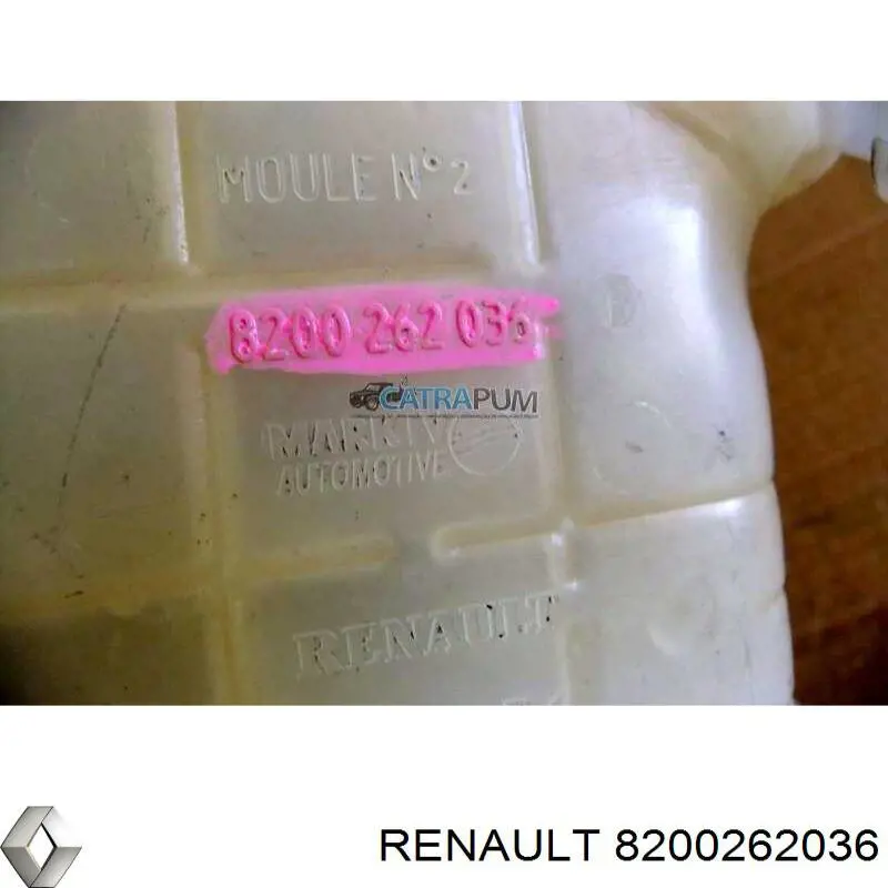 Бачок системы охлаждения двигателя расширительный Renault (RVI) 8200262036 цена, от 7.05 USD