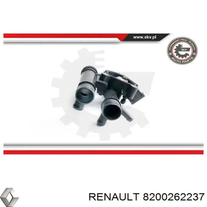 Купить 8200262237 Renault (RVI) Корпус термостата