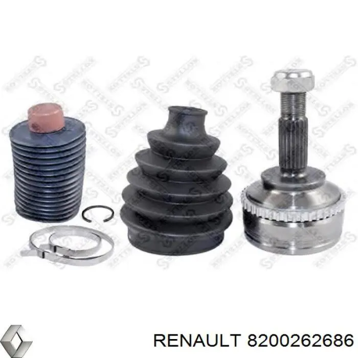 8200262686 Renault (RVI) Полуось передняя, правая