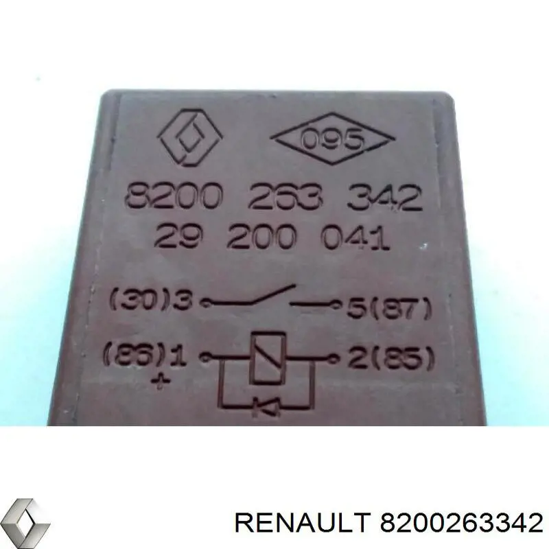 Реле противотуманной фары Renault (RVI) 8200263342