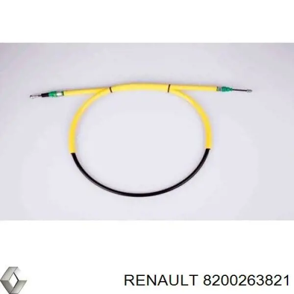 Трос ручника задний правый Renault (RVI) 8200263821