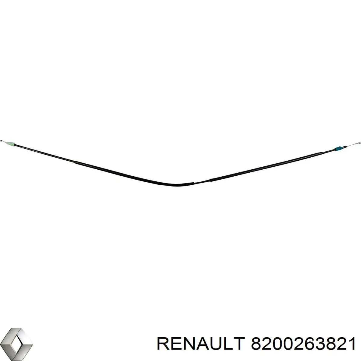Купить 8200263821 Renault (RVI) Задний правый трос ручника
