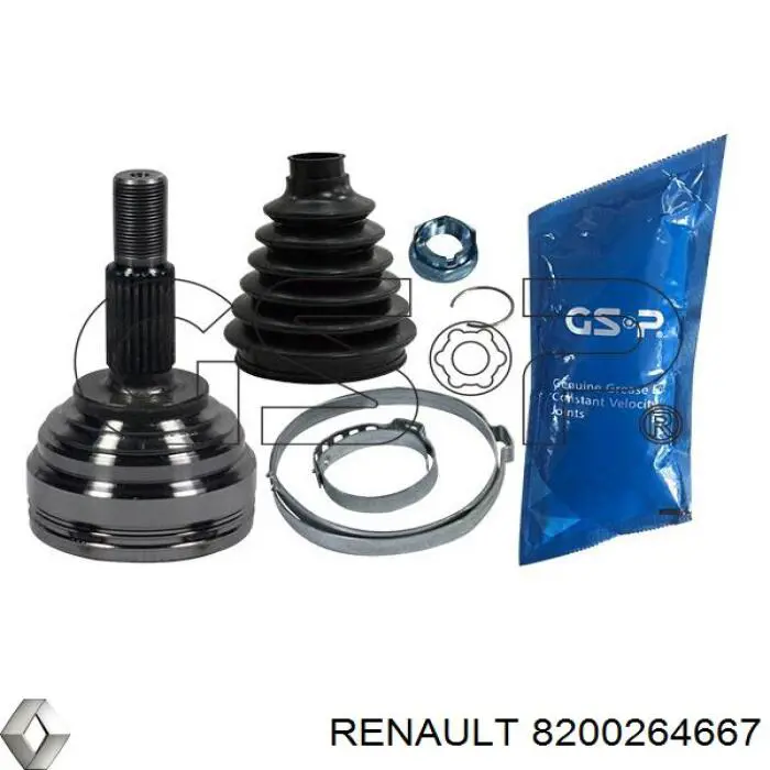 8200264667 Renault (RVI) шрус наружный передний