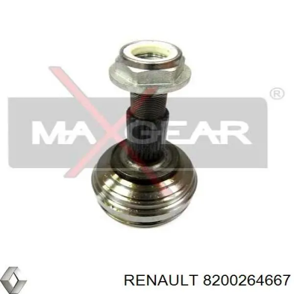 Junta homocinética exterior delantera 8200264667 Renault (RVI)