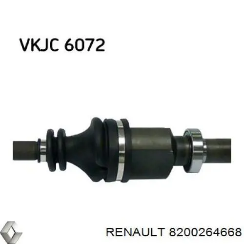8200264668 Renault (RVI) Полуось передняя, правая