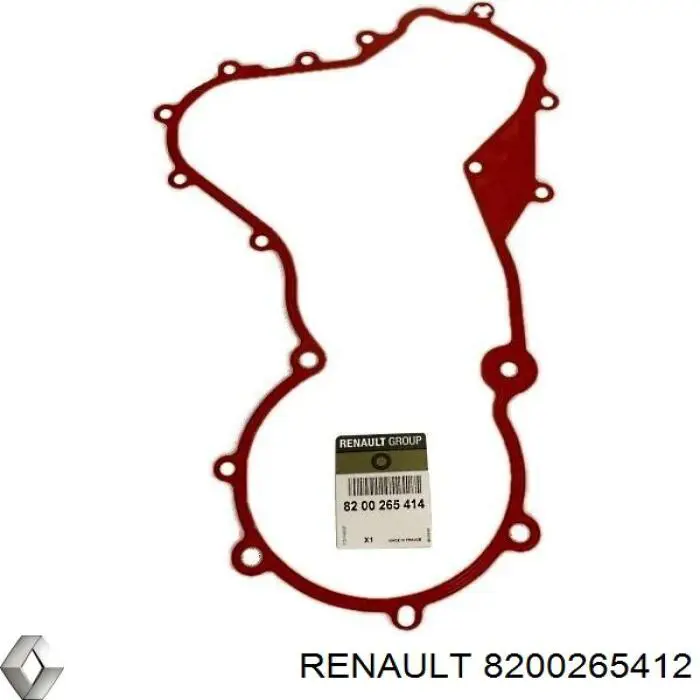 Прокладка передней крышки двигателя Renault (RVI) 1352000QAD