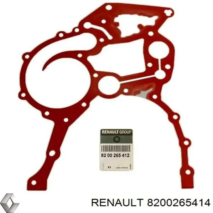 Прокладка передней крышки двигателя Renault (RVI) 1304400QAD цена, от 31.31 USD