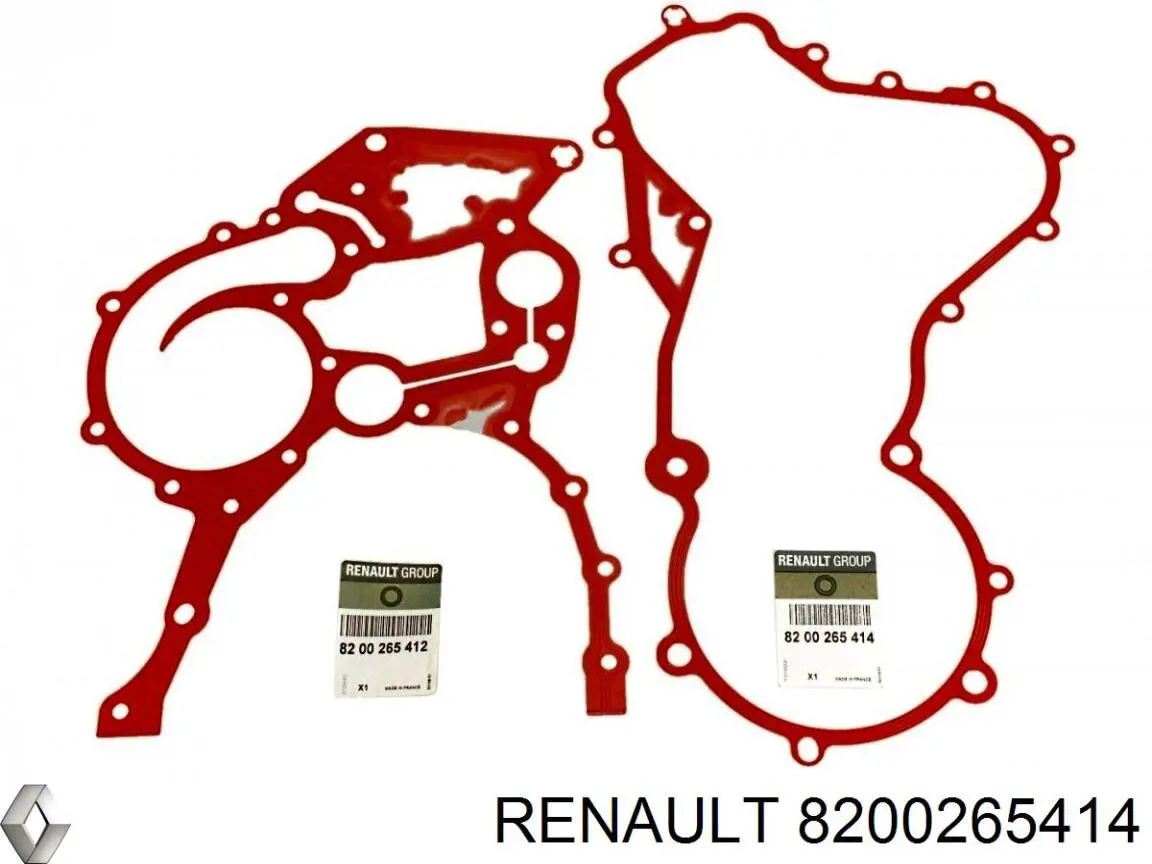 Junta, cárter de distribución 8200265414 Renault (RVI)