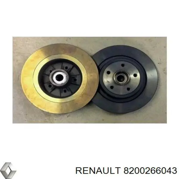 Тормозные диски 8200266043 Renault (RVI)