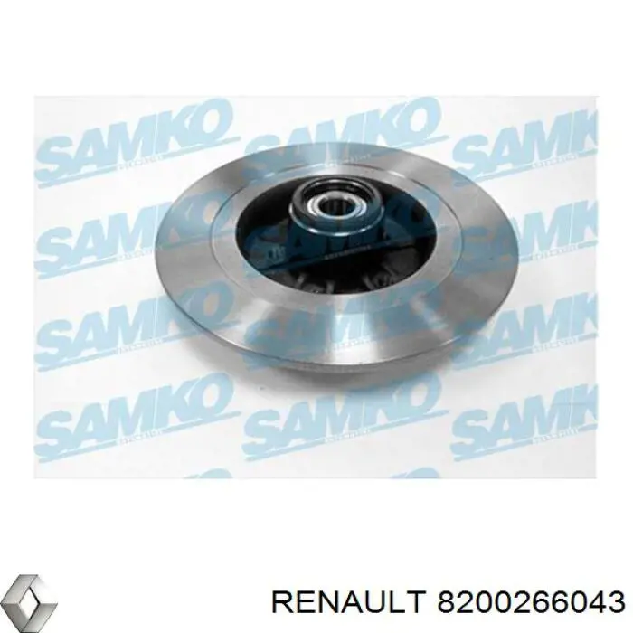 Купить 8200266043 Renault (RVI) Диск тормозной задний