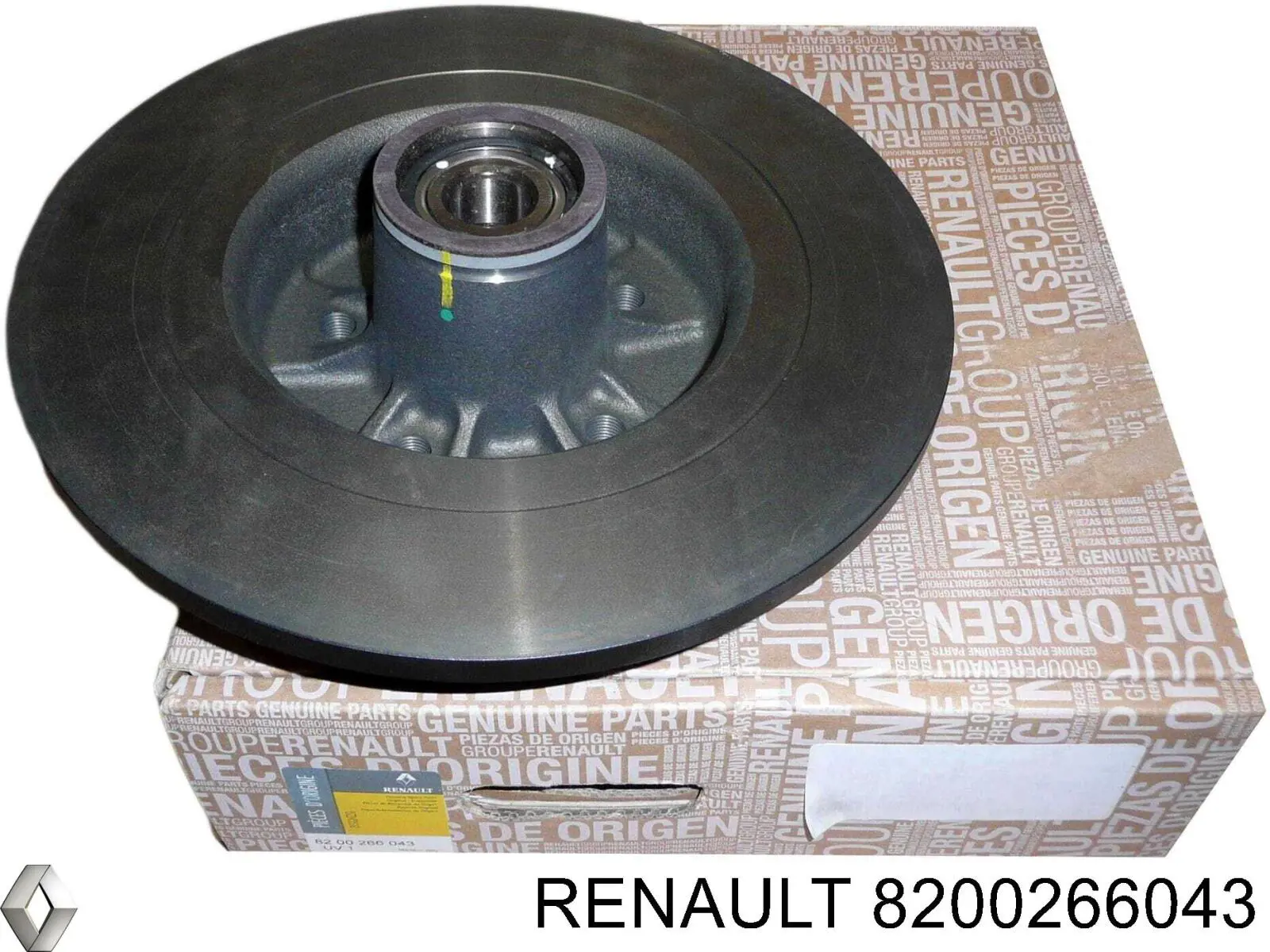 Тормозные диски 8200266043 Renault (RVI)