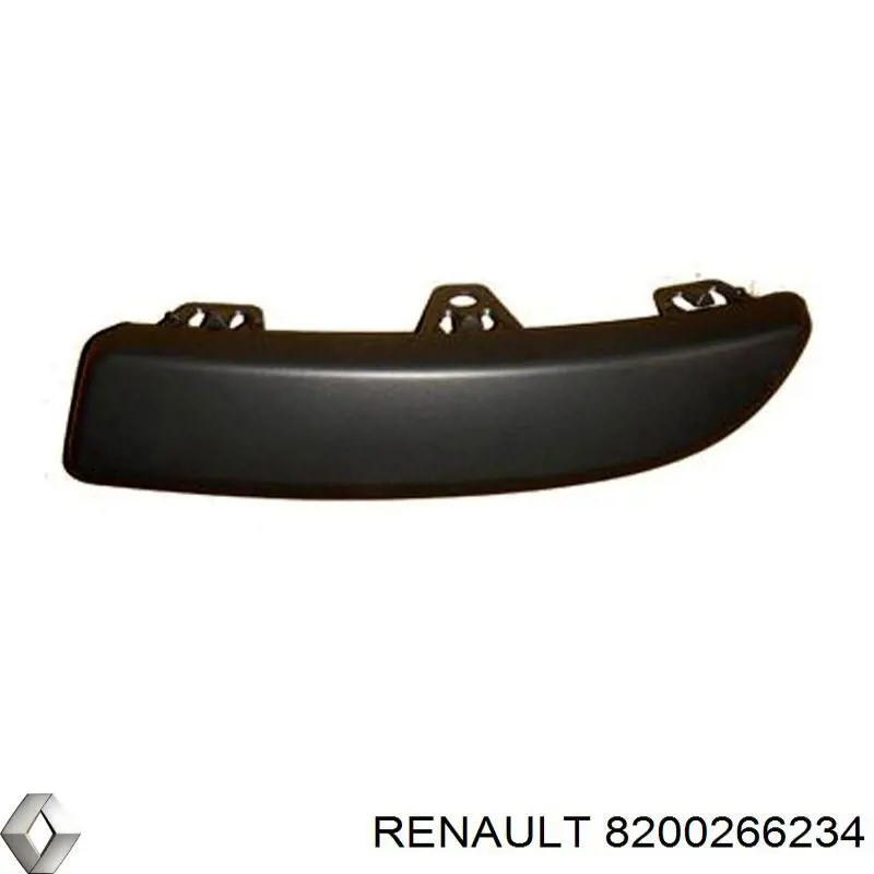 8200266234 Renault (RVI) накладка бампера переднего правая