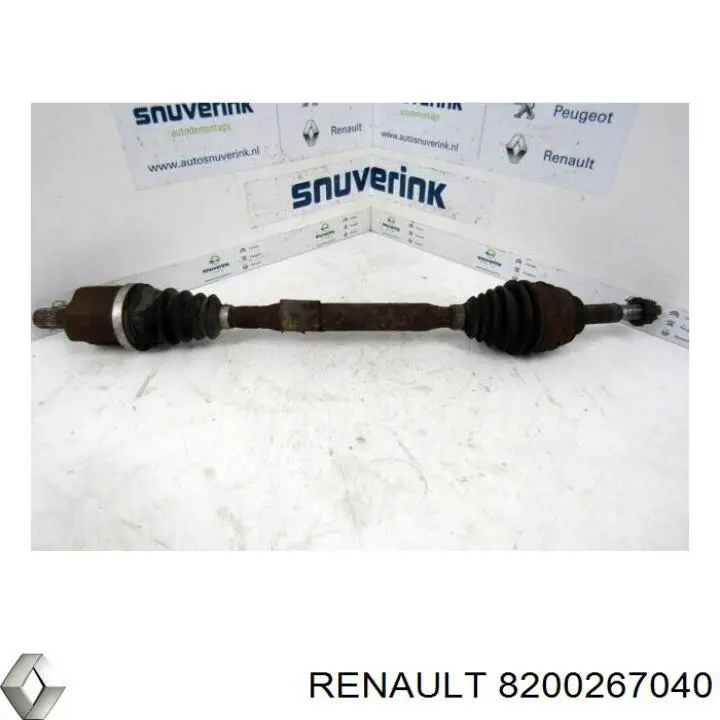 Привод передний левый Renault (RVI) 8200267040 цена, от 63.10 USD