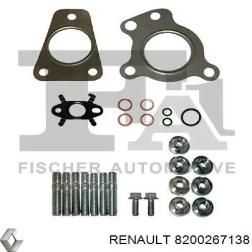 Турбонагнетатель Renault (RVI) 8200267138 цена, от 128.24 USD