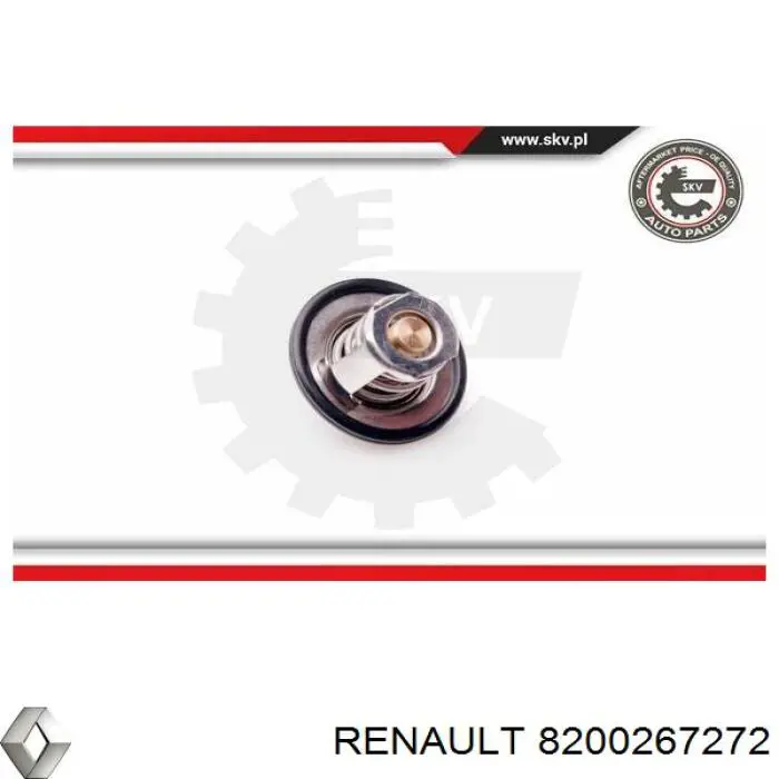 Junta, termostato 8200267272 Renault (RVI)