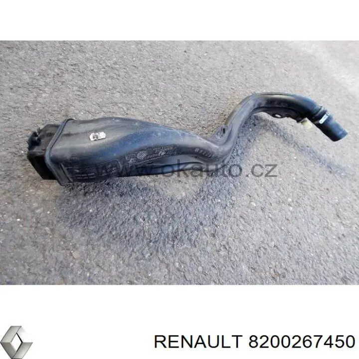 Заливная горловина топливного бака на Renault Megane II 