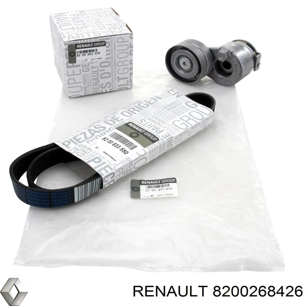 8200268426 Renault (RVI) polia de cambota