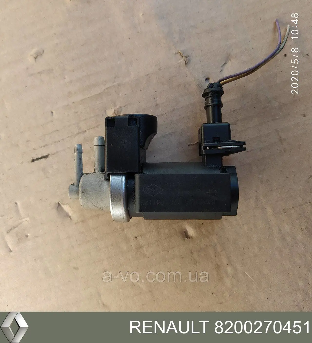 Клапан преобразователь давления наддува (соленоид) 8200270451 Renault (RVI)