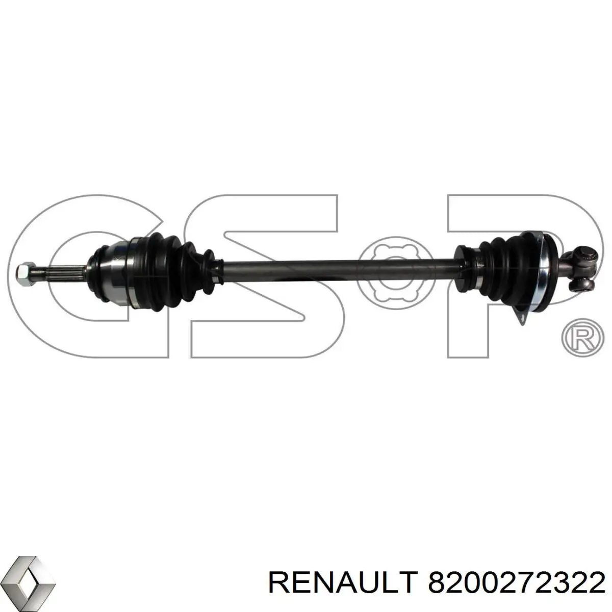 8200272322 Renault (RVI) полуось (привод передняя левая)