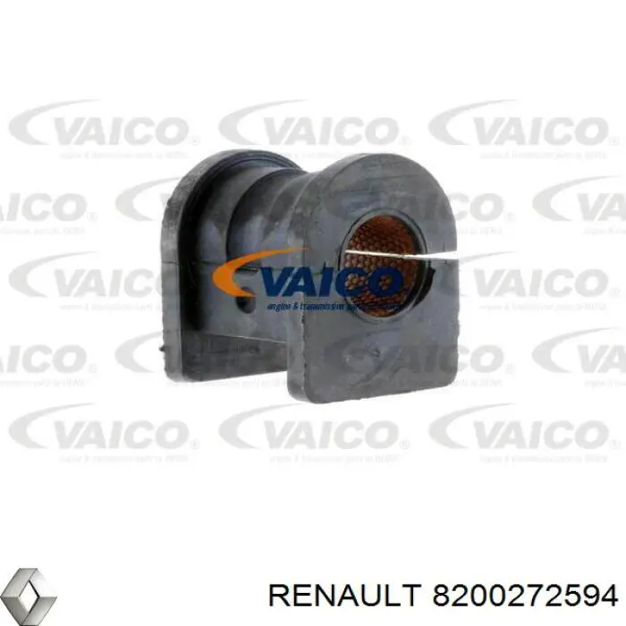 Втулка переднего стабилизатора Renault (RVI) 8200272594 цена, от 3.21 USD