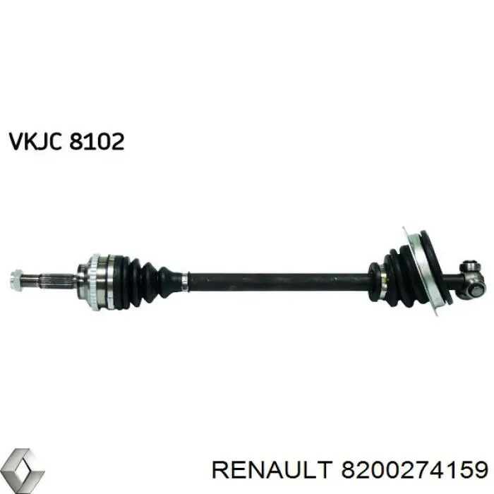 Левая полуось 8200274159 Renault (RVI)