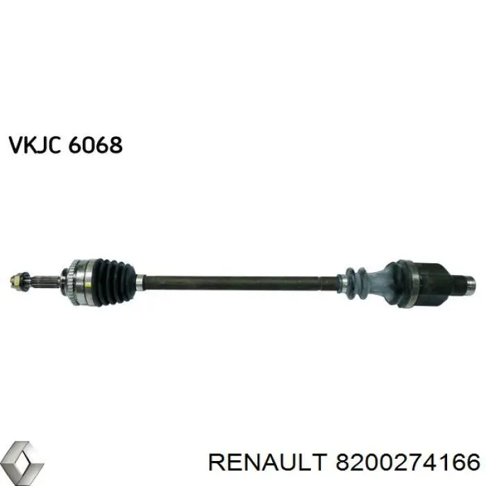Привод передний правый Renault (RVI) 8200274166 цена, от 76.11 USD