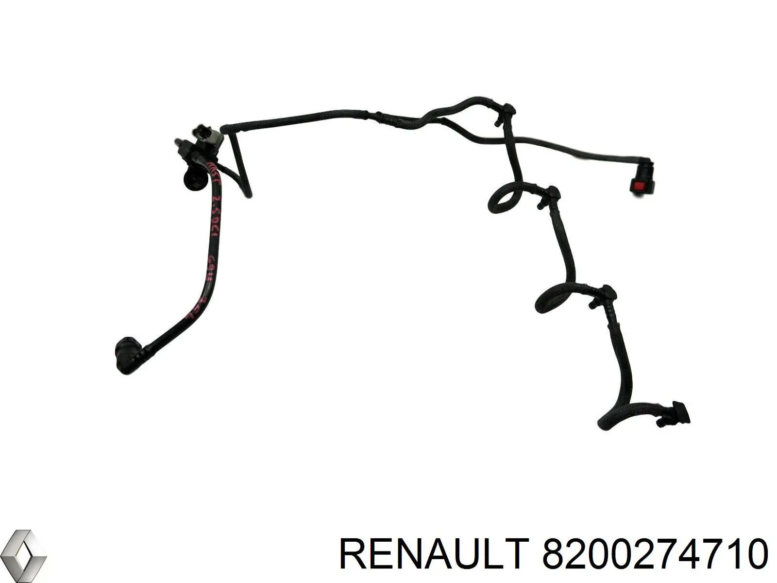 Обратная топливная трубка 8200274710 Renault (RVI)