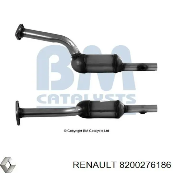 Каталитический нейтрализатор отработавших газов Renault (RVI) 8200276186 цена, от 178.55 USD