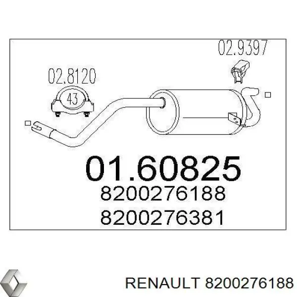  8200276188 Renault (RVI)