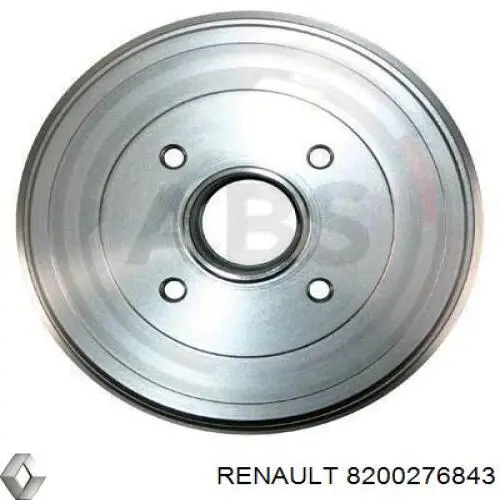 8200276843 Renault (RVI) барабан тормозной задний